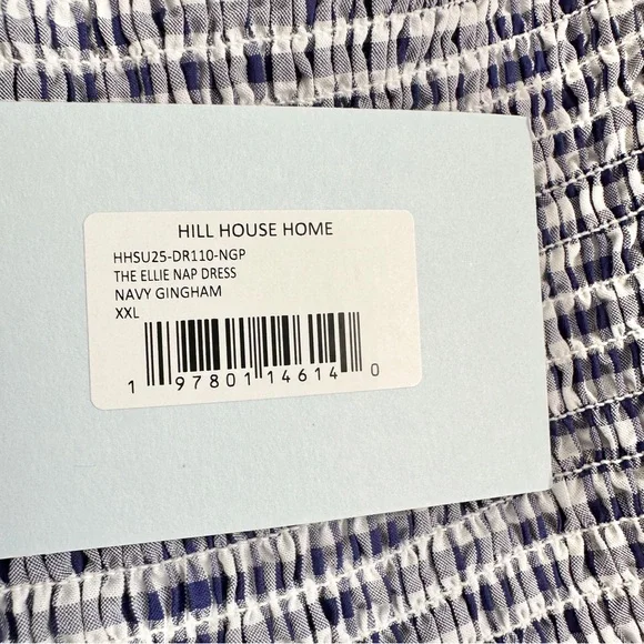 NWT Hill House Ellie Nap Dress in Navy Gingham - Picture 7 of 8